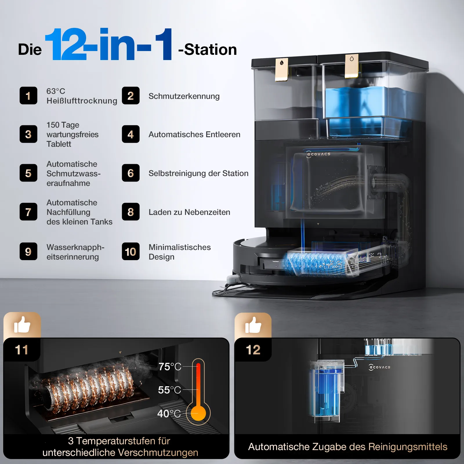 saugroboter deebot x8 pro omni 4