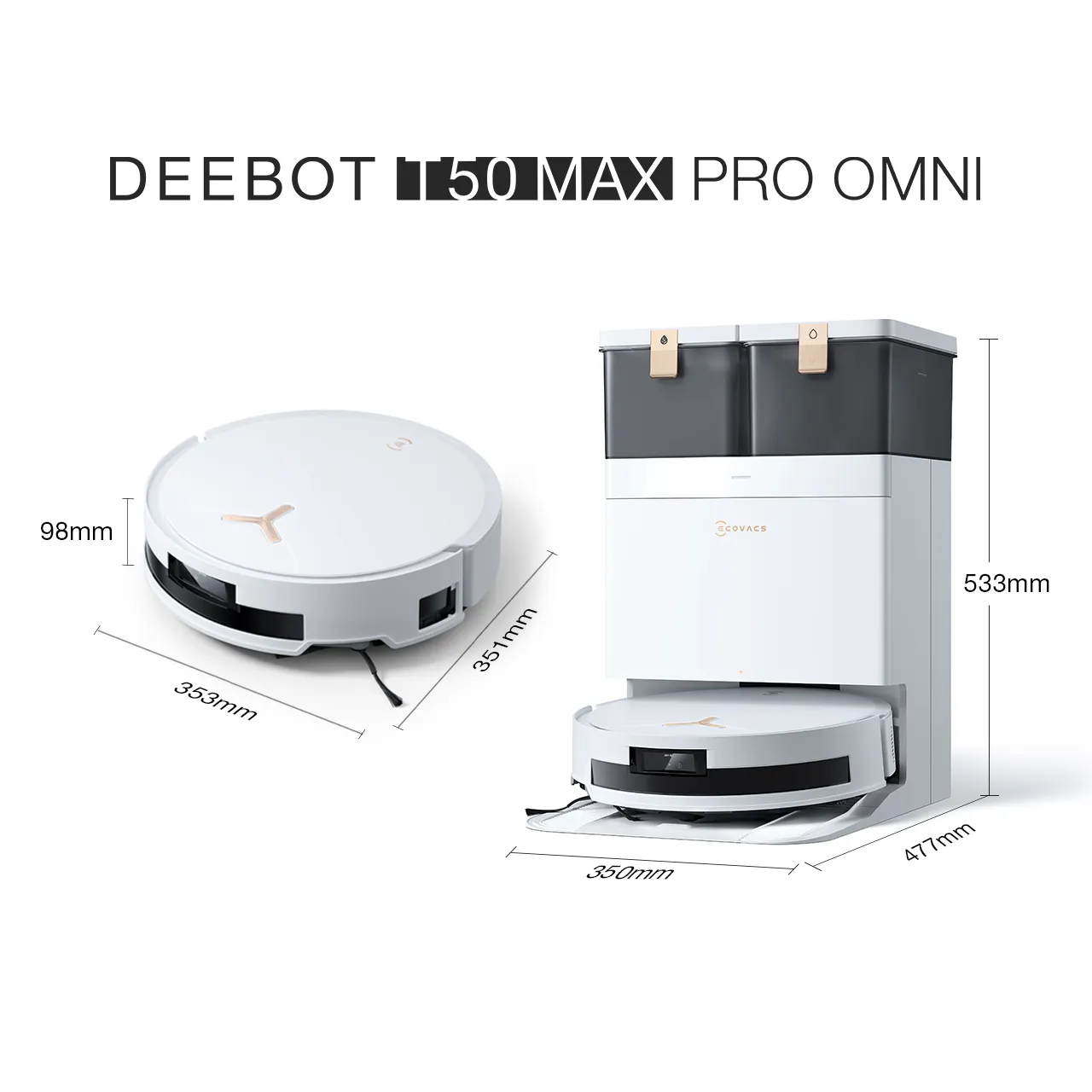 T50 MAX PRO OMNI White Dimension 1280x1280