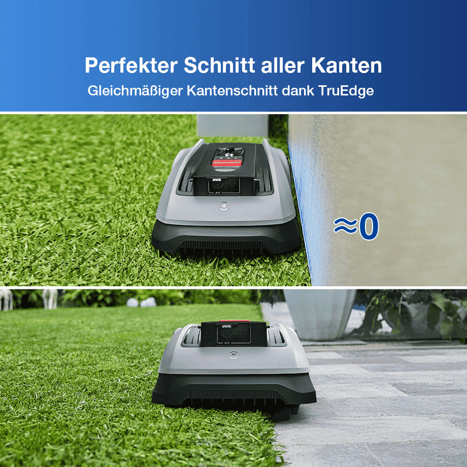 ECOVACS GOAT O600 RTK TruEdge Kantenschnitt im Detail