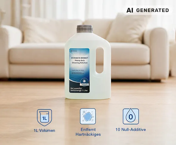 ECOVACS DEEBOT Spezialreiniger für Hartnäckigen Schmutz 1L