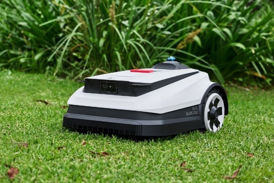 GOAT mahroboter maht morgens gras