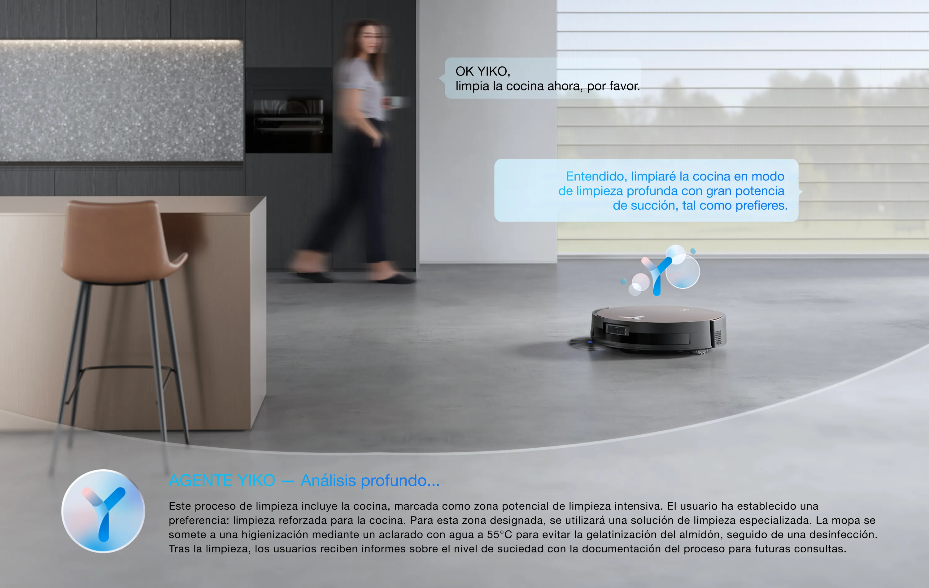 Tu Hogar, Analizado y Recordado: Limpieza Inteligente para una Experiencia sin Preocupaciones