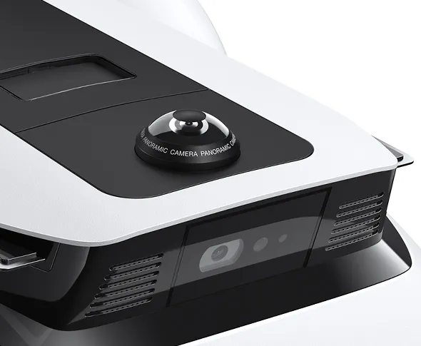 Caméra Fish-eye à angle visuel de 150° et capteur ToF