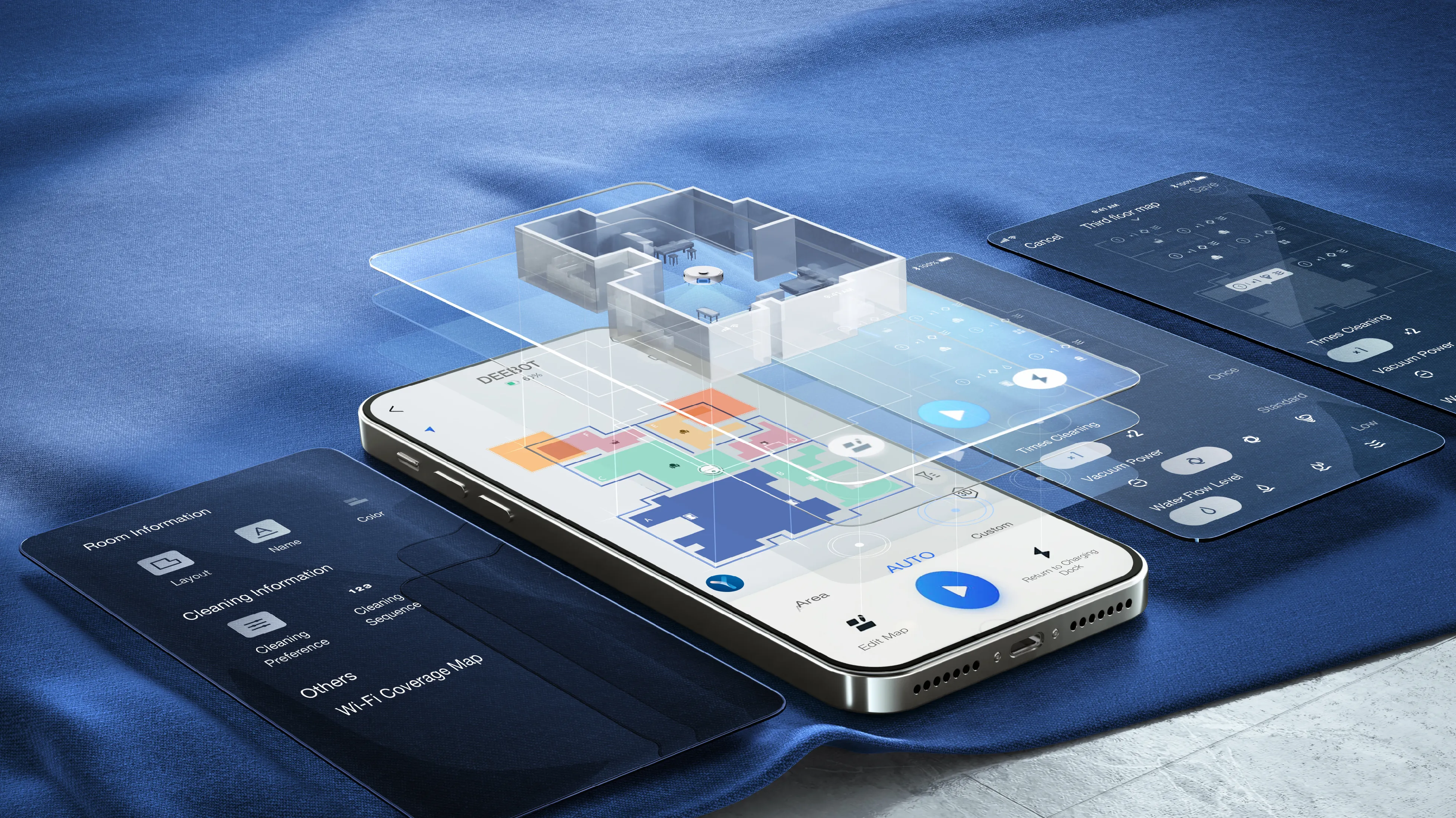 Une application ECOVACS HOME étonnante