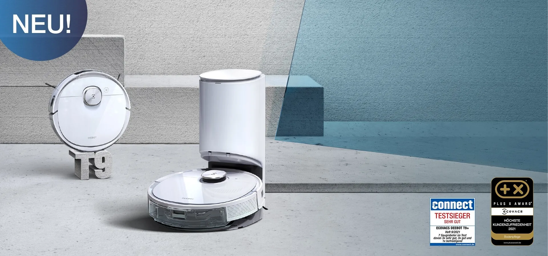 Découvrez la famille T9 - l'aspirateur robot le plus populaire de DEEBOT Découvrez la famille T9 - l'aspirateur robot le plus populaire de DEEBOT