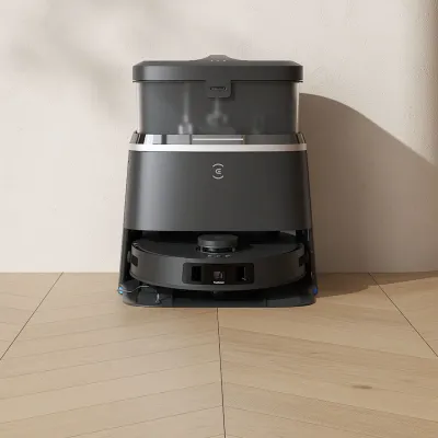 DEEBOT T30 OMNI Aspirateur Robot Laveur Noir avec Cartographie (IA, Mini, Puissant)
