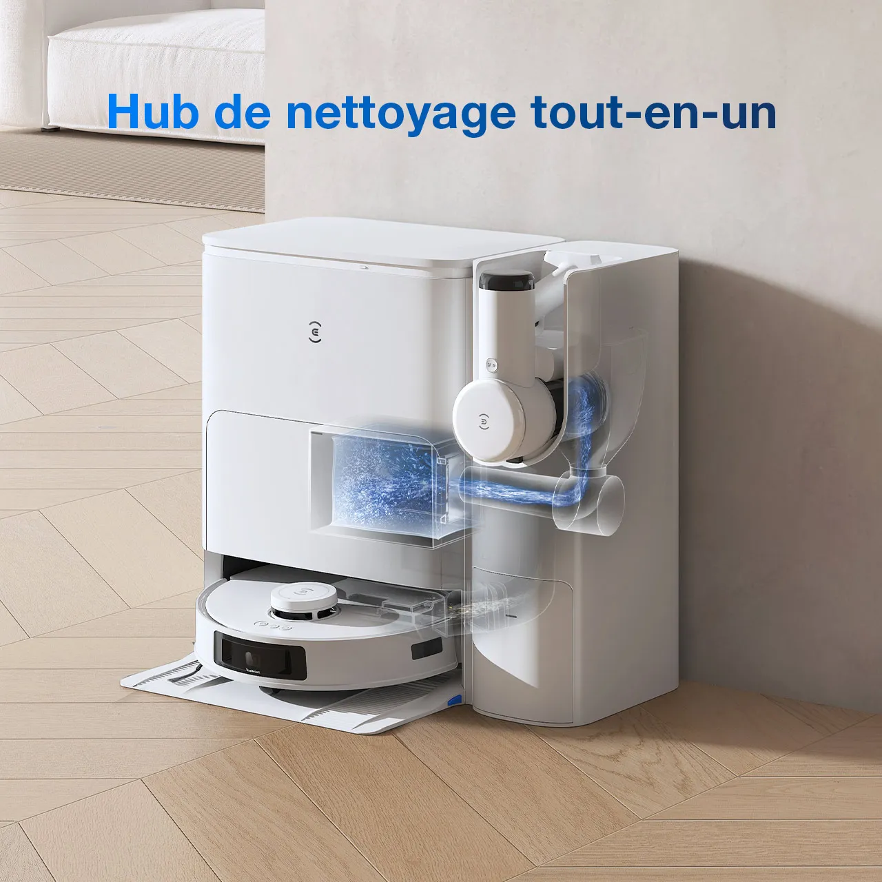 2All in One Cleaning Hub Black T30SCOMBO