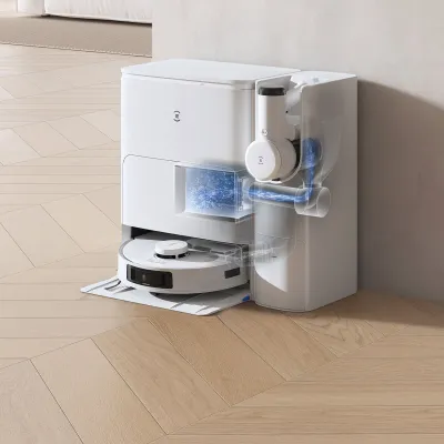 DEEBOT T30S COMBO Aspirateur Robot Laveur Blanc + Aspirateur Main