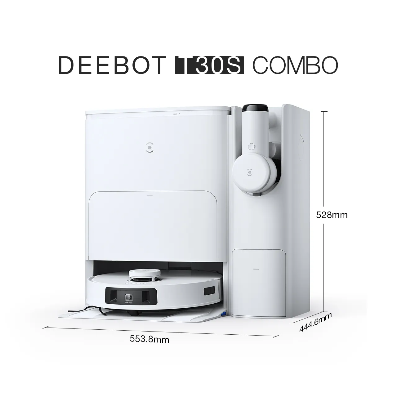 DEEBOT T30S COMBO White Dimension 1280x1280