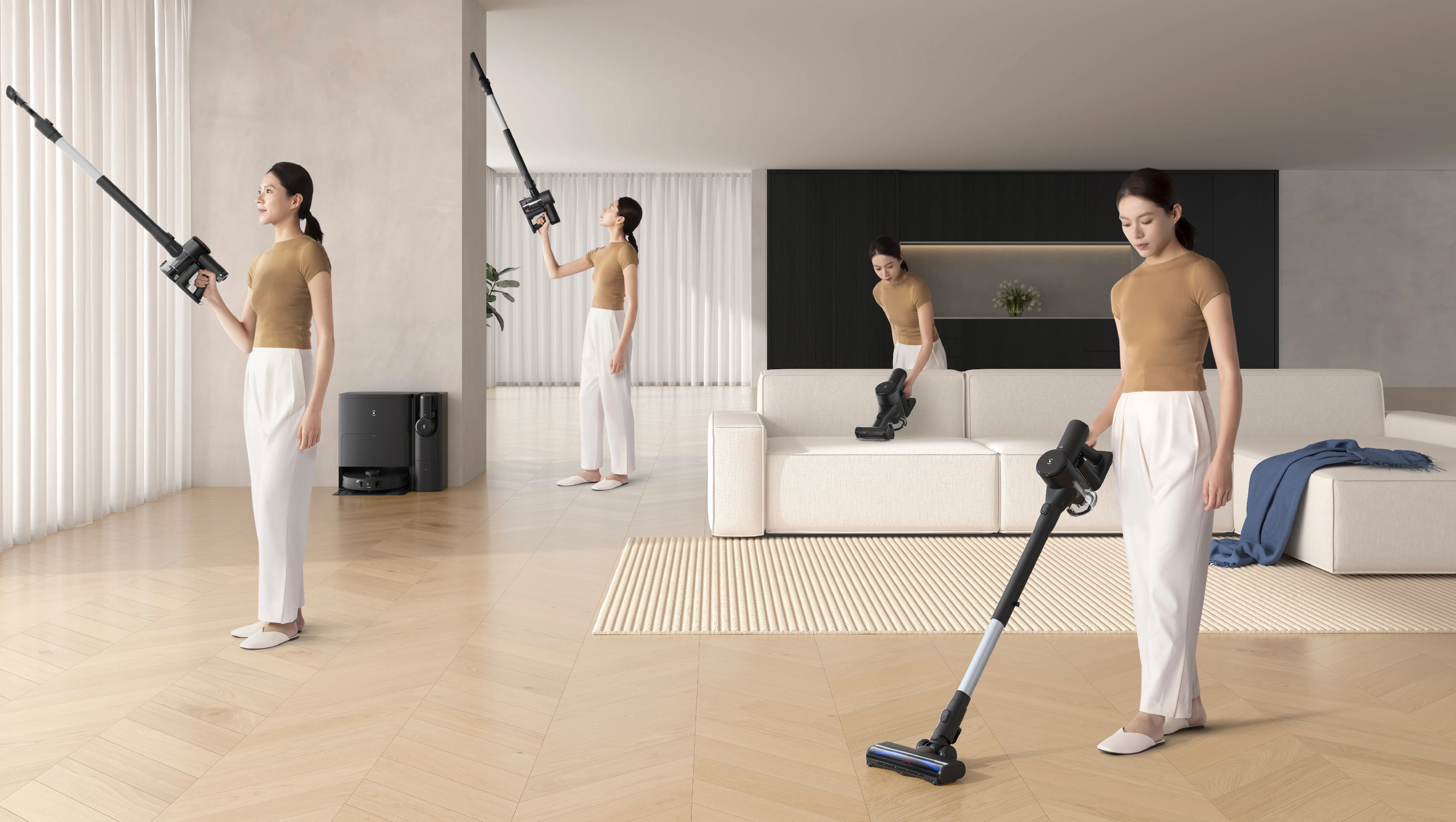 Faites l’expérience d’un nettoyage sans effort, léger et polyvalent au bout de vos doigts.