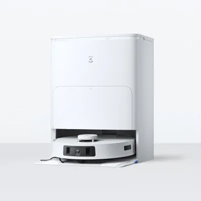 DEEBOT T30S Aspirateur Robot Laveur Blanc à Cartographie (Puissant, Anti-nœuds, IA)