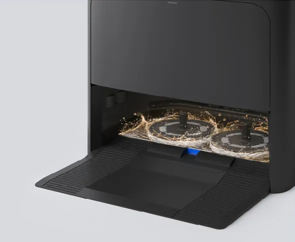 Lavage automatique de la serpillière à l’eau chaude à 60°C