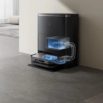 DEEBOT X5 PRO OMNI Aspirateur Robot Laveur avec IA (Puissant, Tapis, Anti-nœuds)