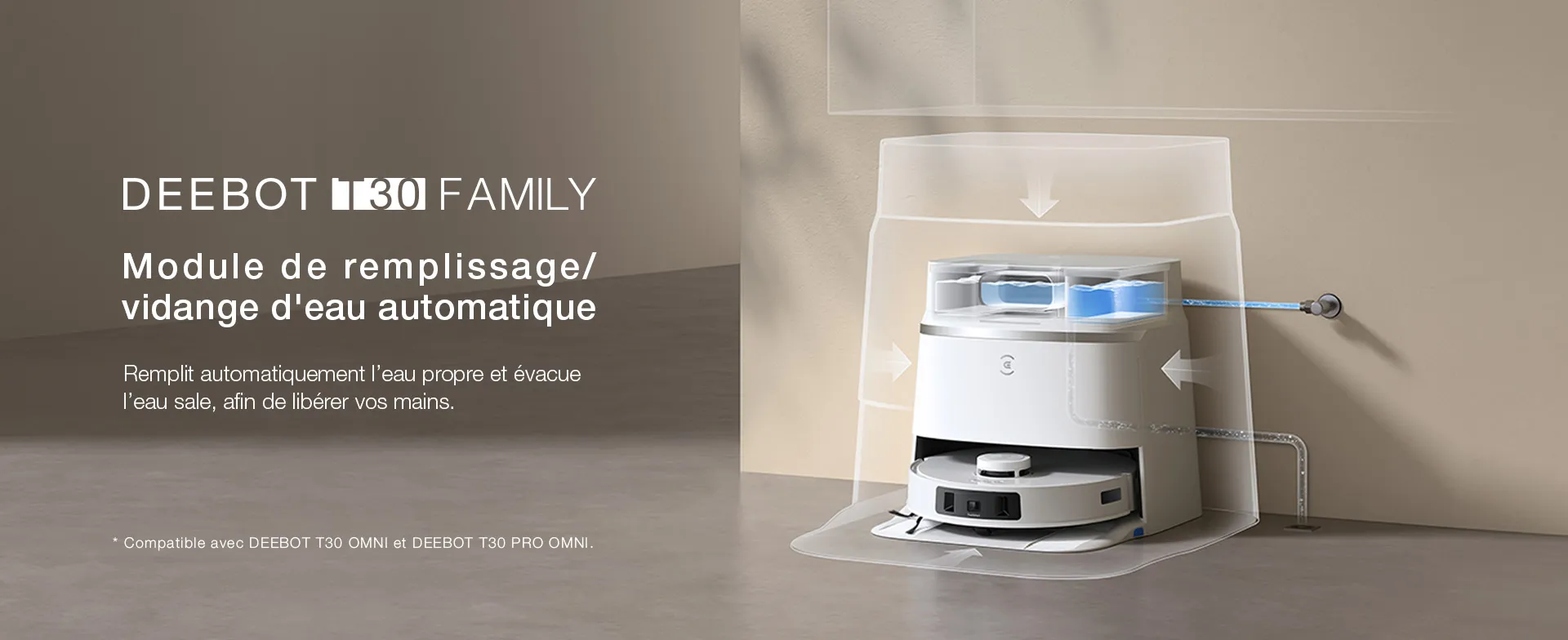 FR DEEBOT T30 Family Automatic Refill and Drain Module Listingpage 1