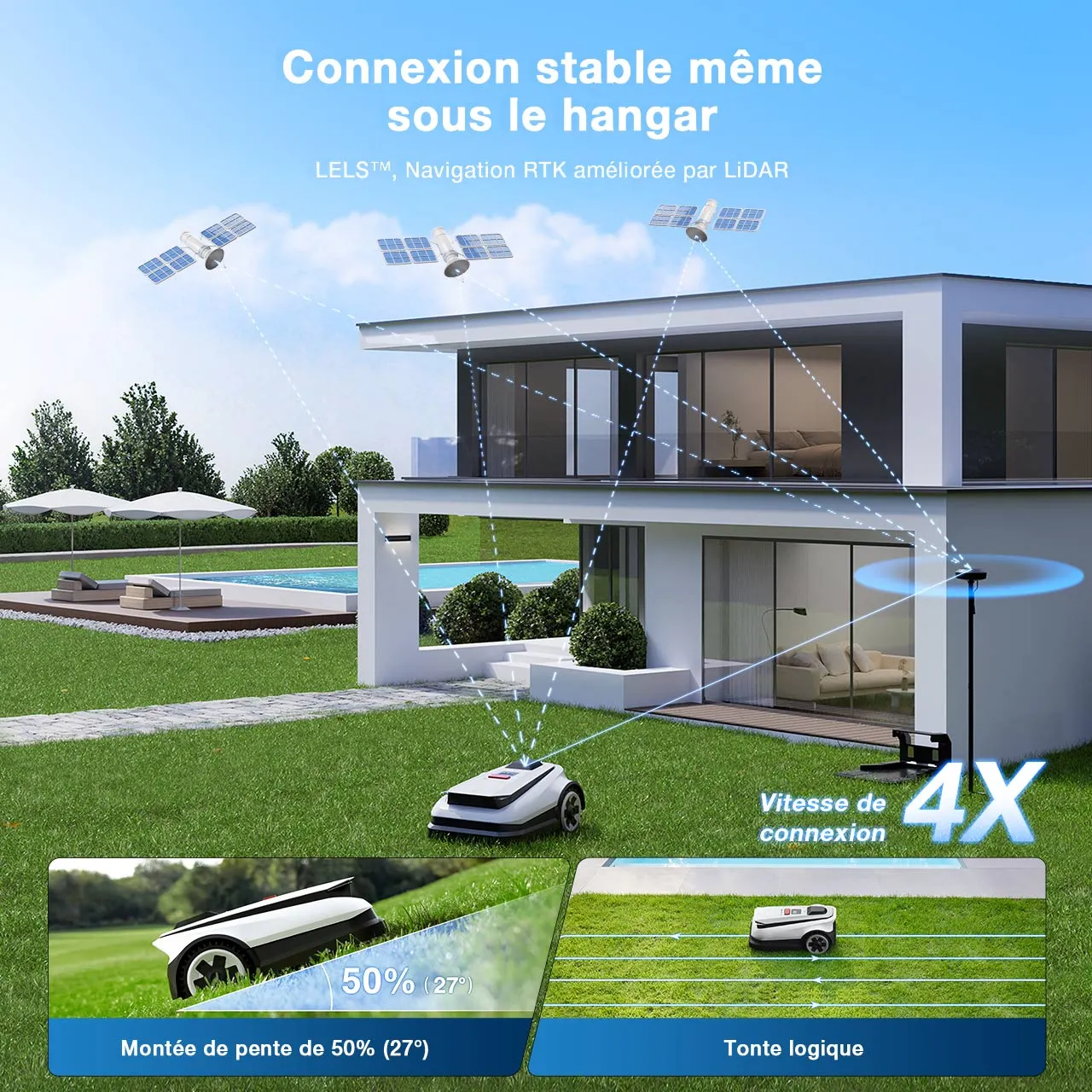 robottondeuse GOAT A1600 RTK 4 FR