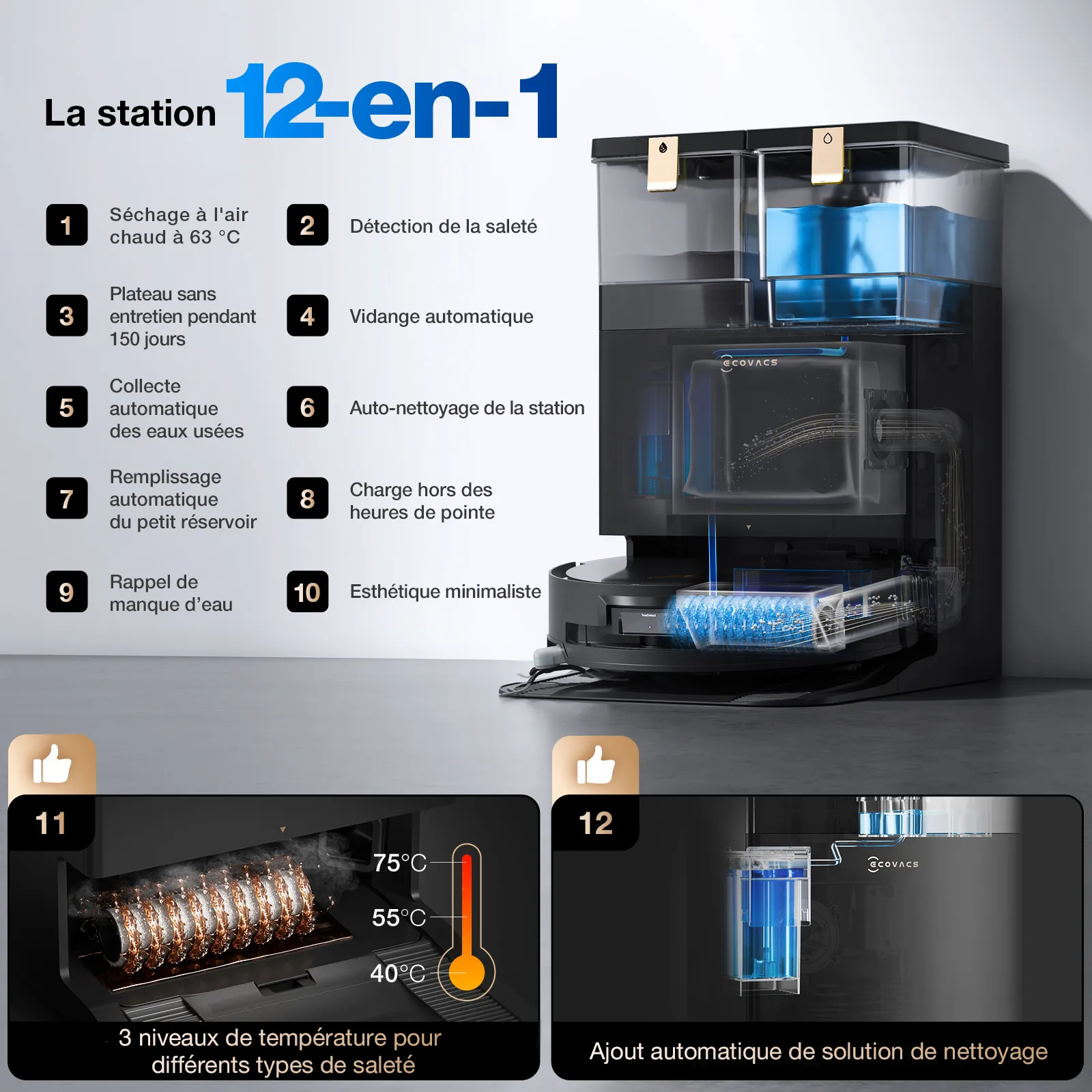 aspirateur robot deebot x8 pro omni 4