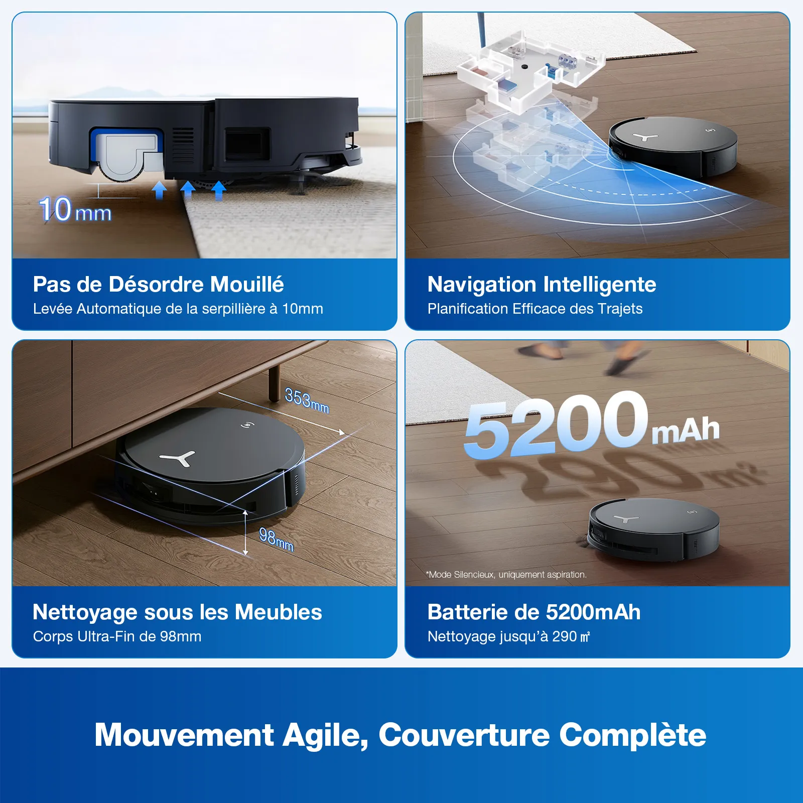 aspirateur robot deebot x8 omni 6