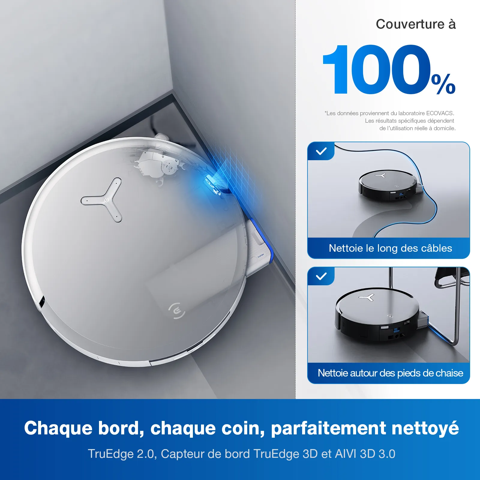 aspirateur robotique deebot x8 omni white 2