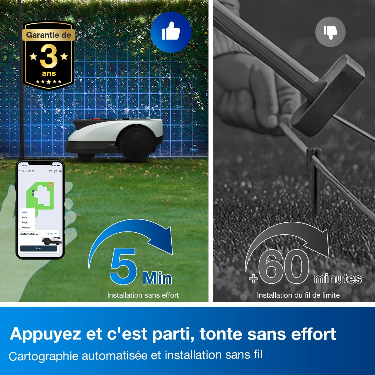 robot tondeuse O500 Panorama 1