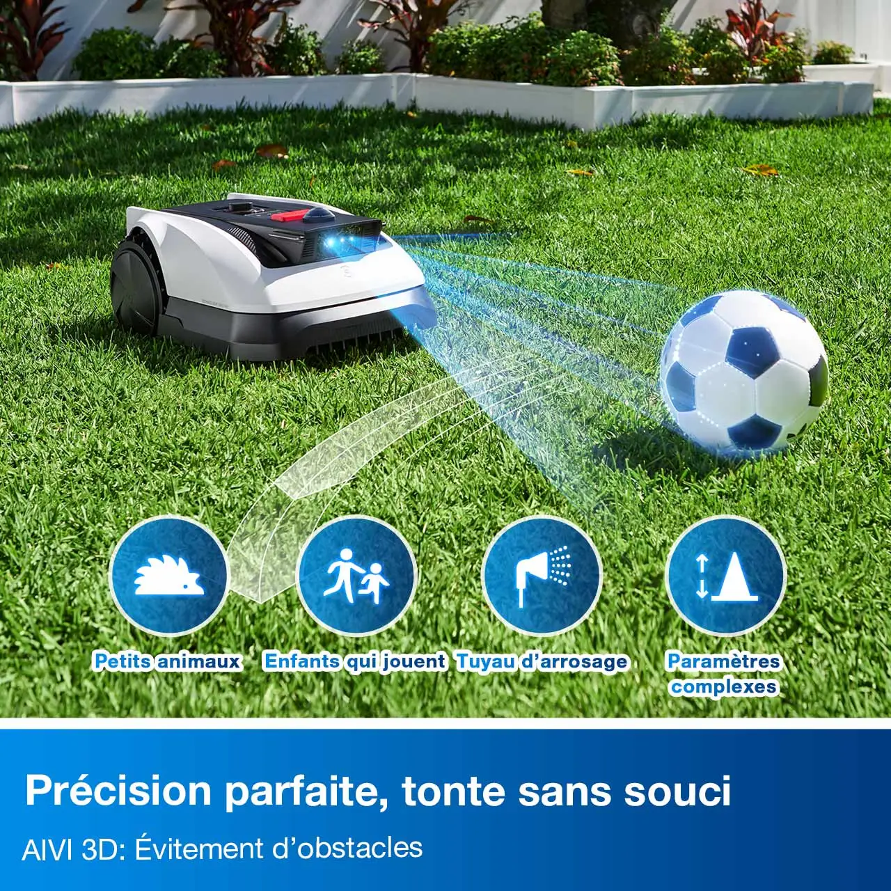 robot tondeuse O500 Panorama 3