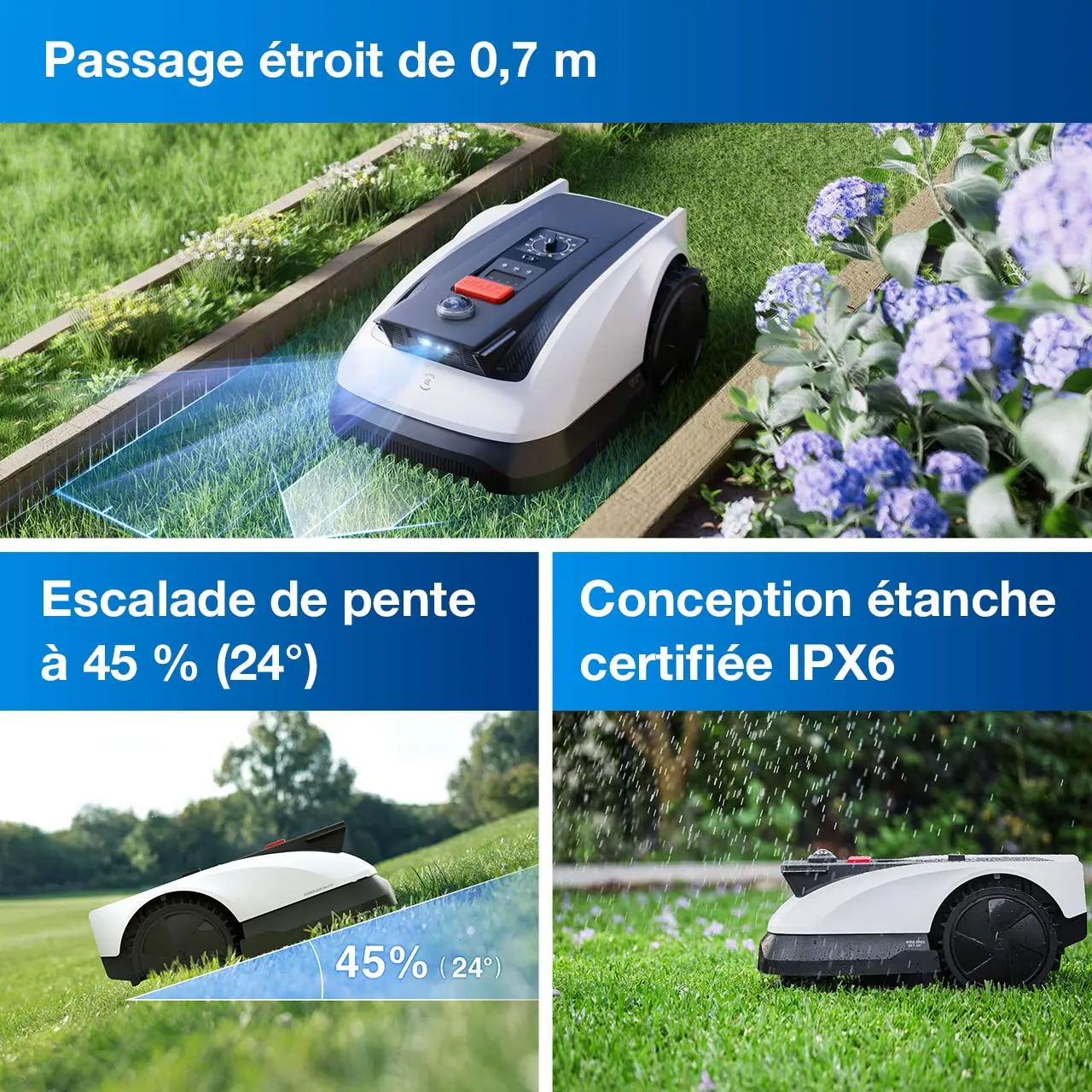 robot tondeuse O500 Panorama 4