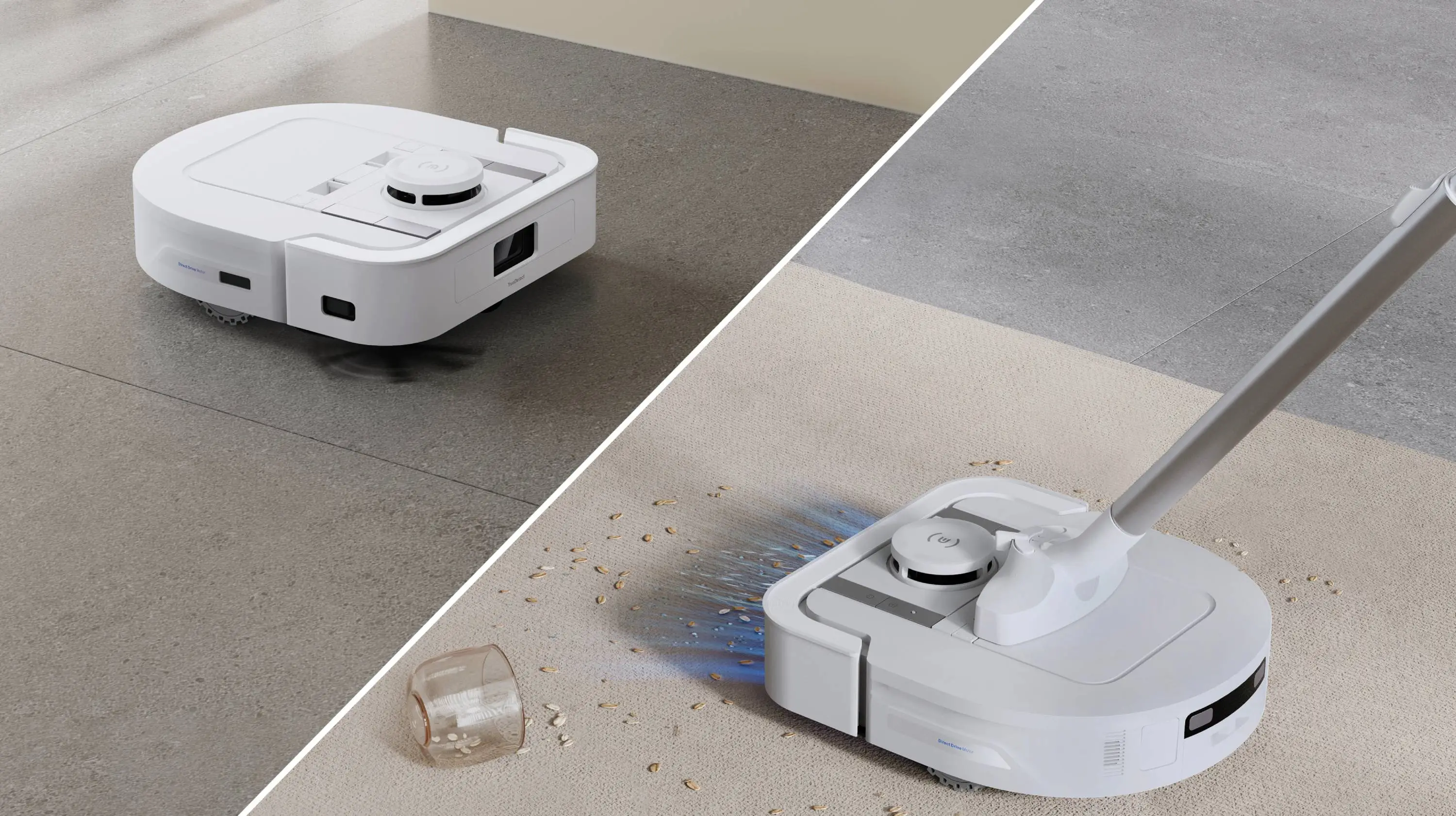Le DEEBOT 2-en-1 perfectionne votre nettoyage en toutes circonstances