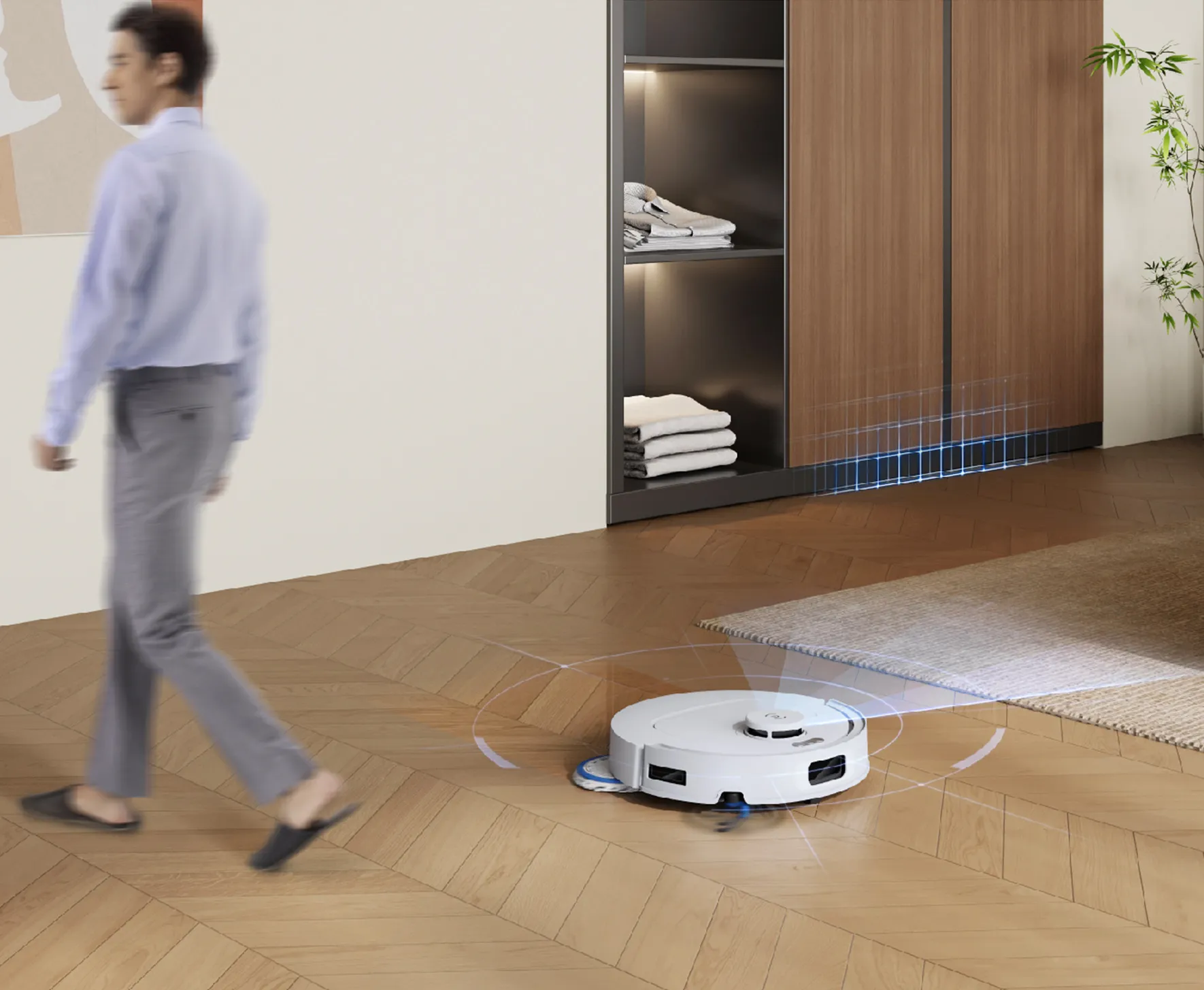 Le DEEBOT T30C est équipé de fonctionnalités de cartographie rapide et de programmation des trajectoires avec TrueMapping 2.0