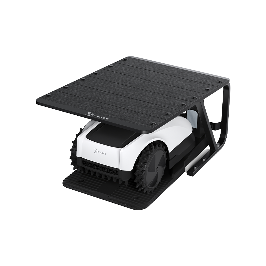 Garage Pour Robot Tondeuse ECOVACS - Compatible O500, O800, O1200, A1600, A3000 - Protection Extérieure