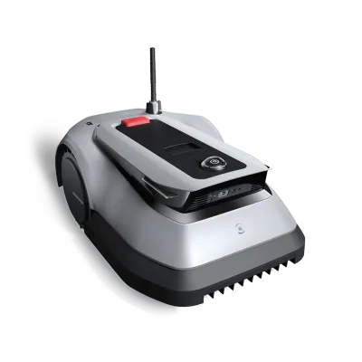 GOAT G1-800 Robot Tondeuse Grise avec Caméra (800 m², GPS, Évitement d'Obstacles)