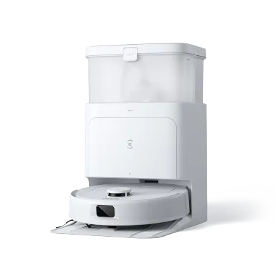 DEEBOT N30 PRO OMNI Aspirateur Robot Laveur Blanc pour Tapis (Puissant, Bords, App)