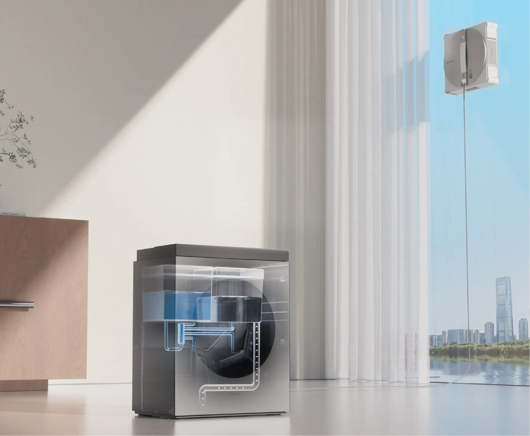 Nettoyage automatique de la station, pour une fraîcheur constante et une disponibilité immédiate 