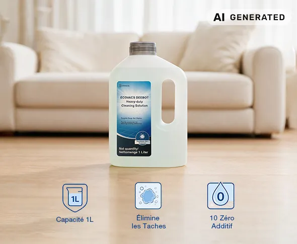 ECOVACS DEEBOT Nettoyant Intense pour Salissures Tenaces 1L ECOVACS DEEBOT Nettoyant Intense pour Salissures Tenaces 1L