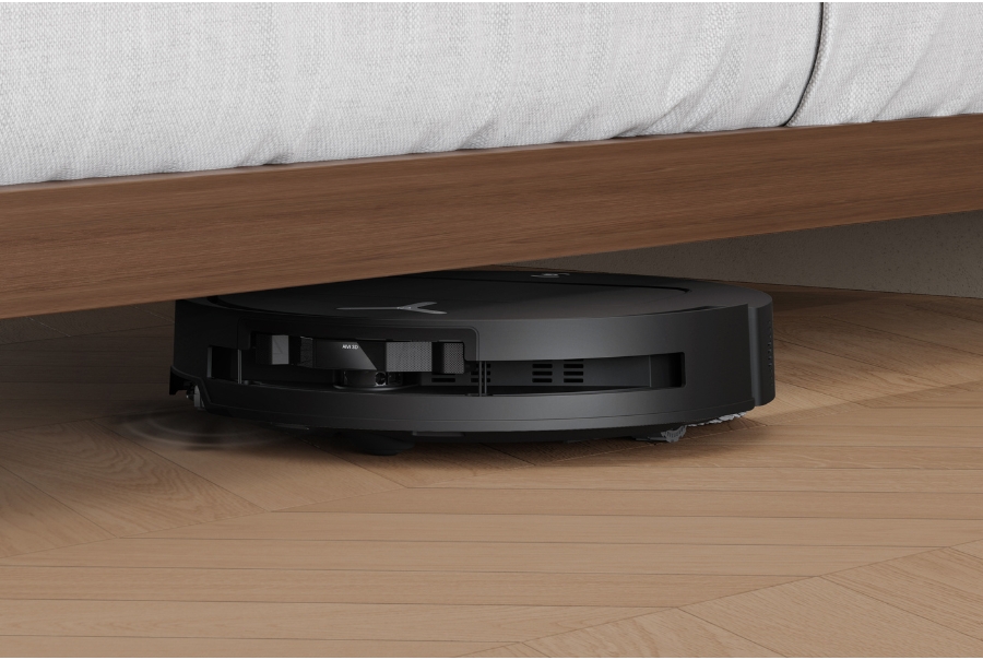 aspirateur robot Deebot sous le lit