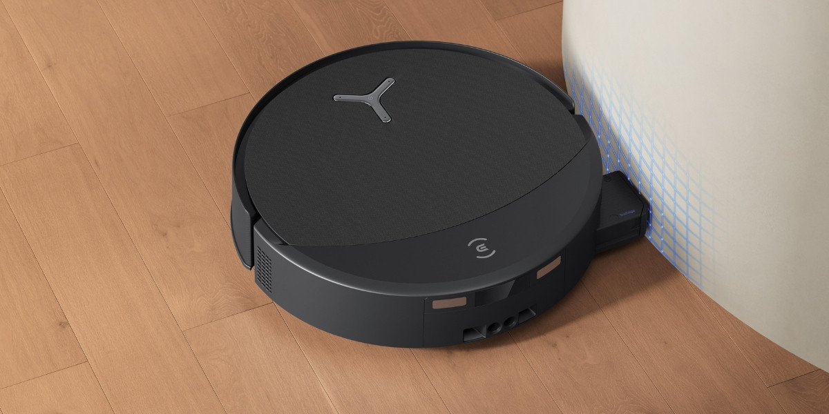 aspirateur robot deebot nettoyant les bords arrondis avec precision