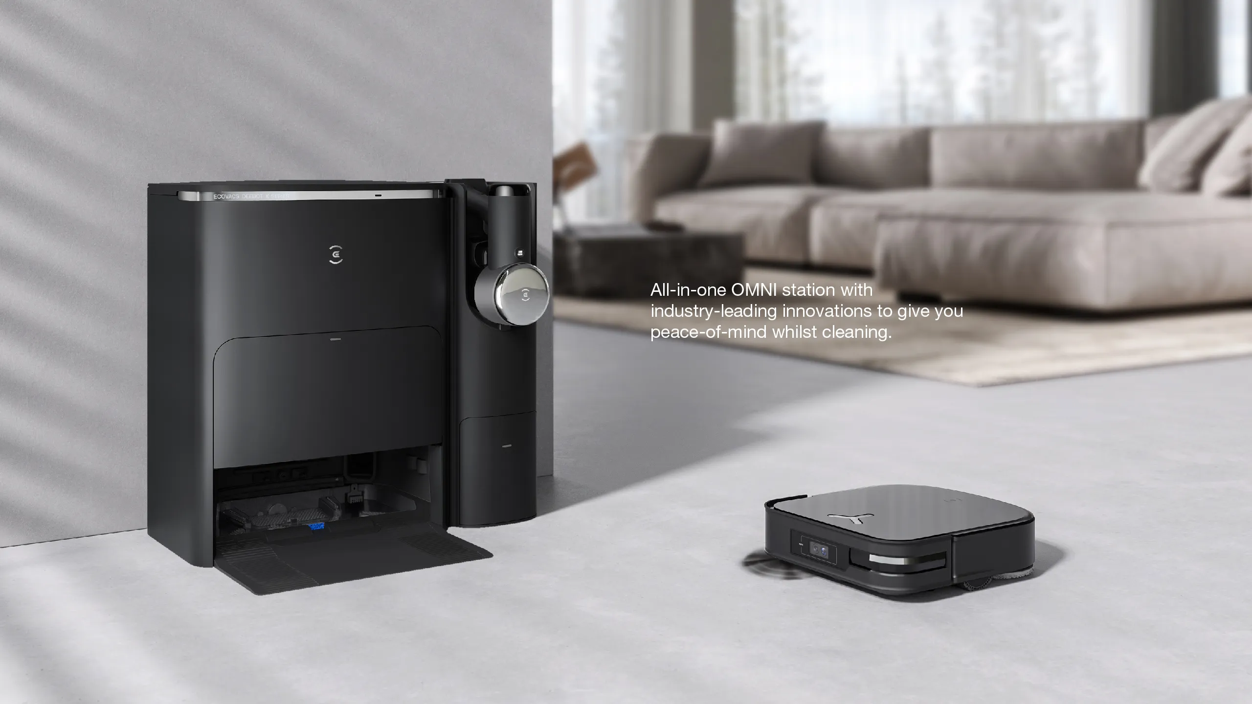 All-in-one OMNI station with industry-leading innovations to give you peace-of-mind whilst cleaning.