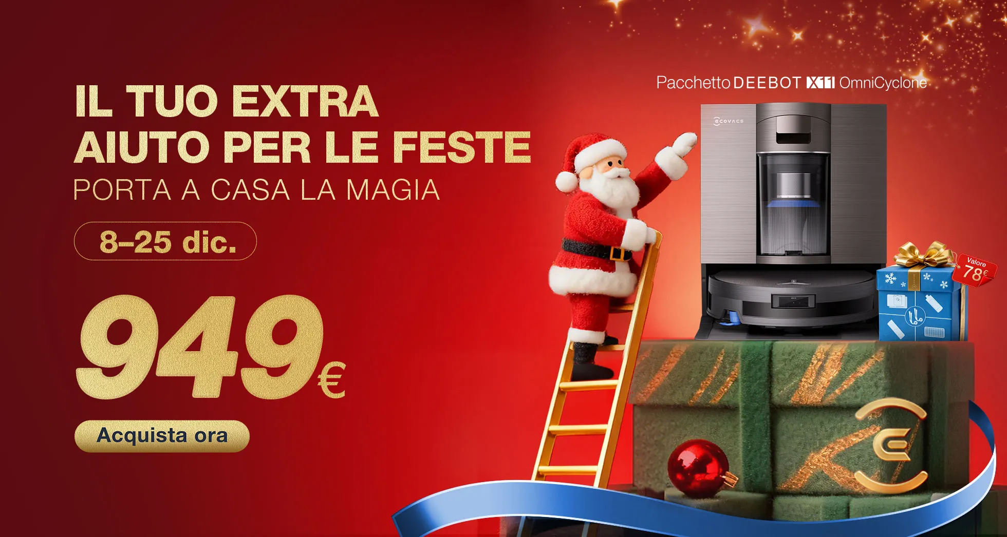 it saldi di natale 2025 pacchetto x11 omnicyclone 980x5232x