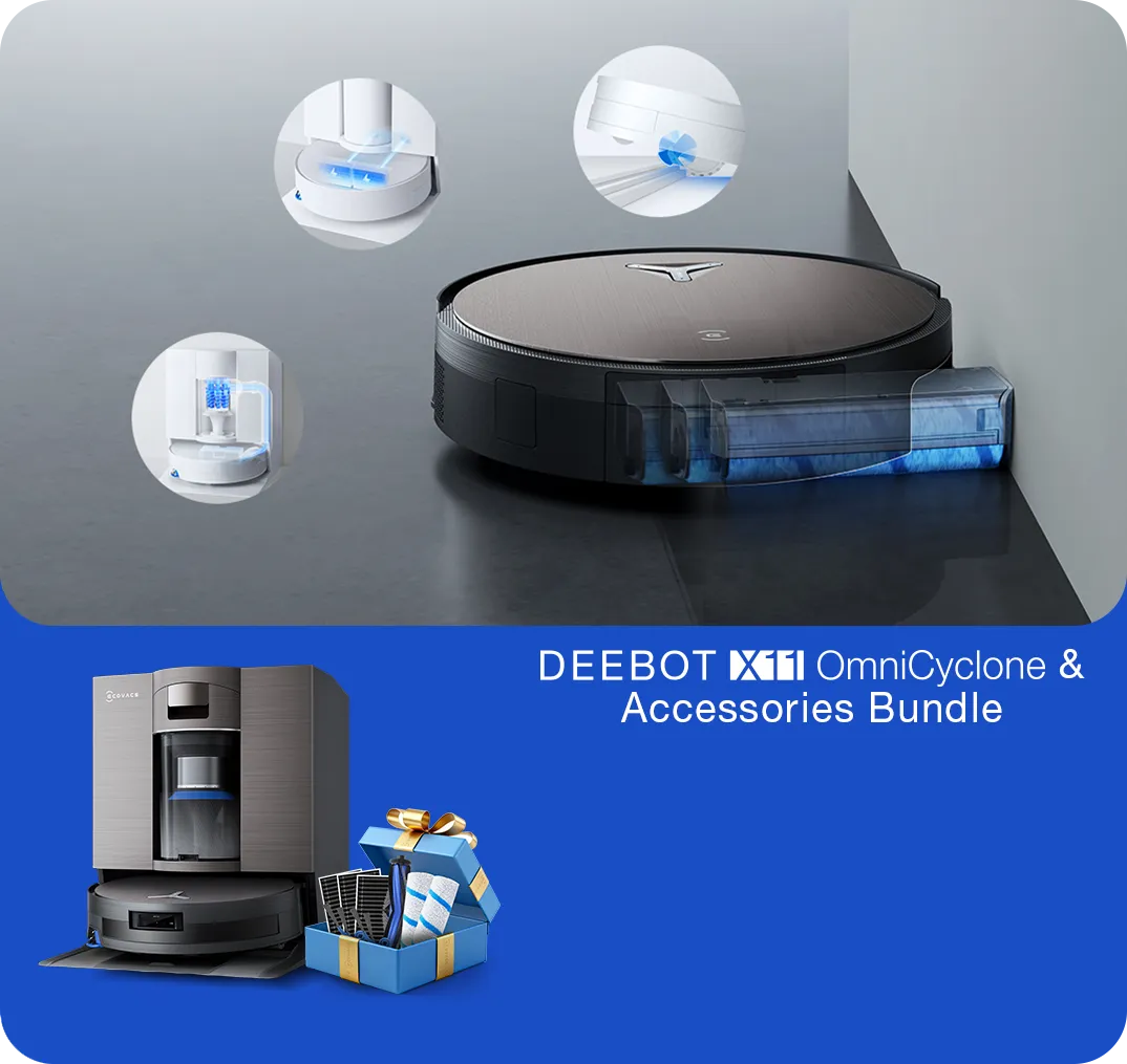 DEEBOT X11 OmniCyclone & Accessories Bundle