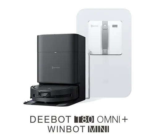 DEEBOT T80 OMNI + WINBOT MINI	300