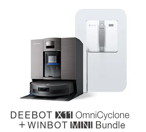 DEEBOT X11 + WINBOT MINI