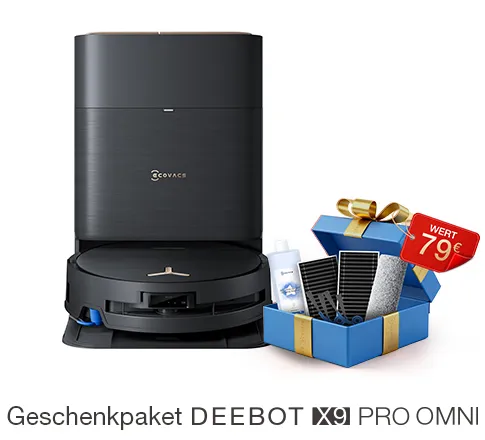 Geschenkpaket DEEBOT X9 PRO OMNI