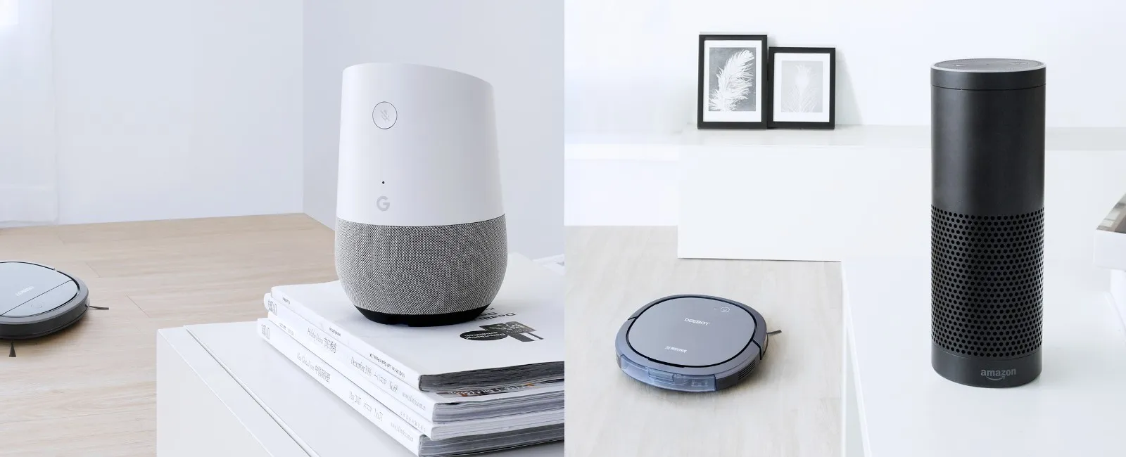 Compatible con Google Home y Amazon Echo