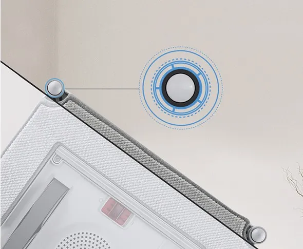 Edge detection technology for even frameless windows.