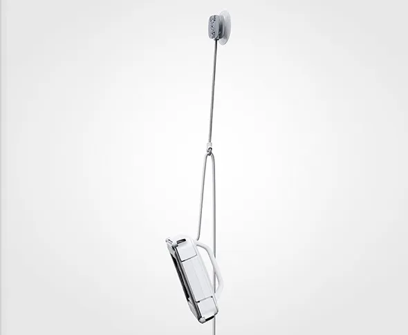 Tether ensures safety in event of a fall