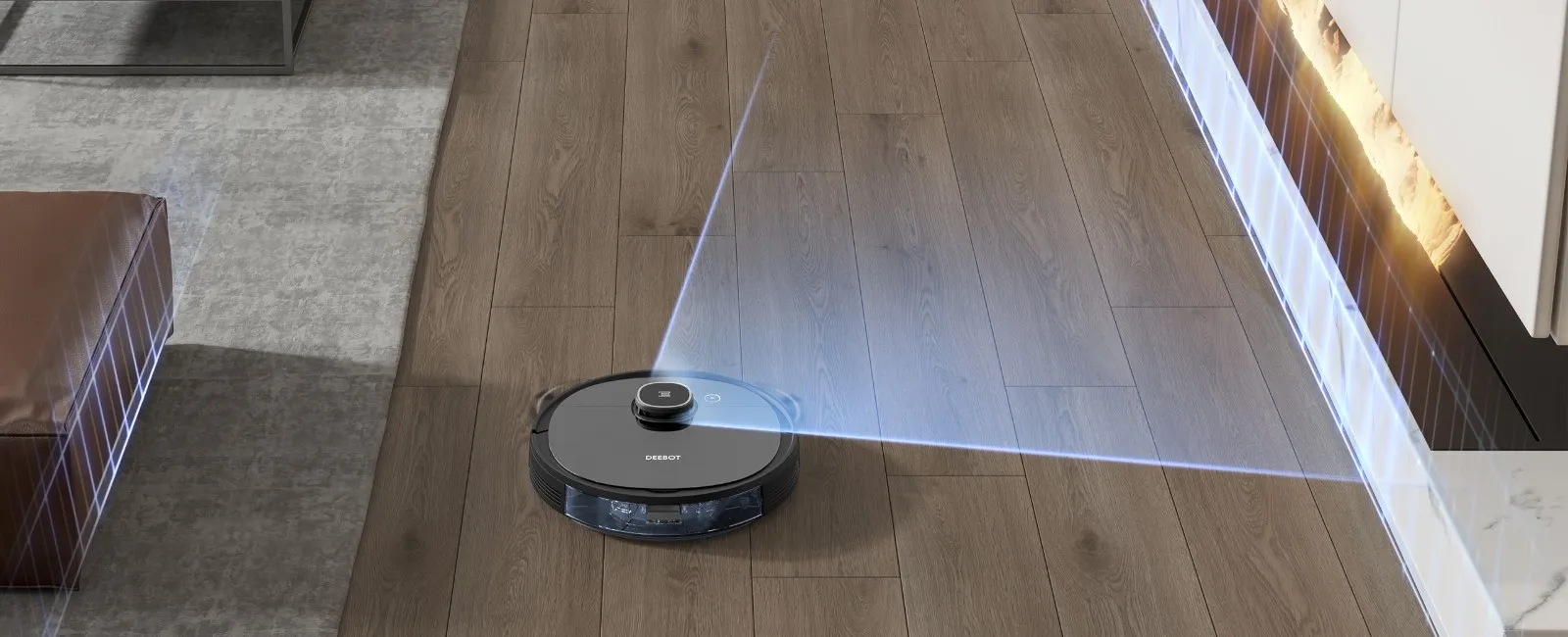 Der Roboter passt sich deinem Zuhause an