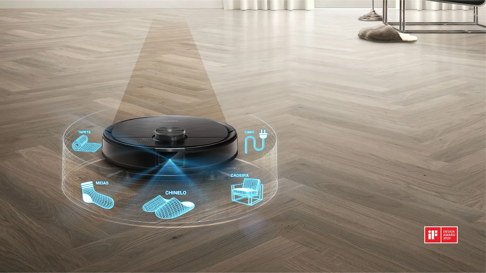 A inteligência artificial mais avançado do DEEBOT