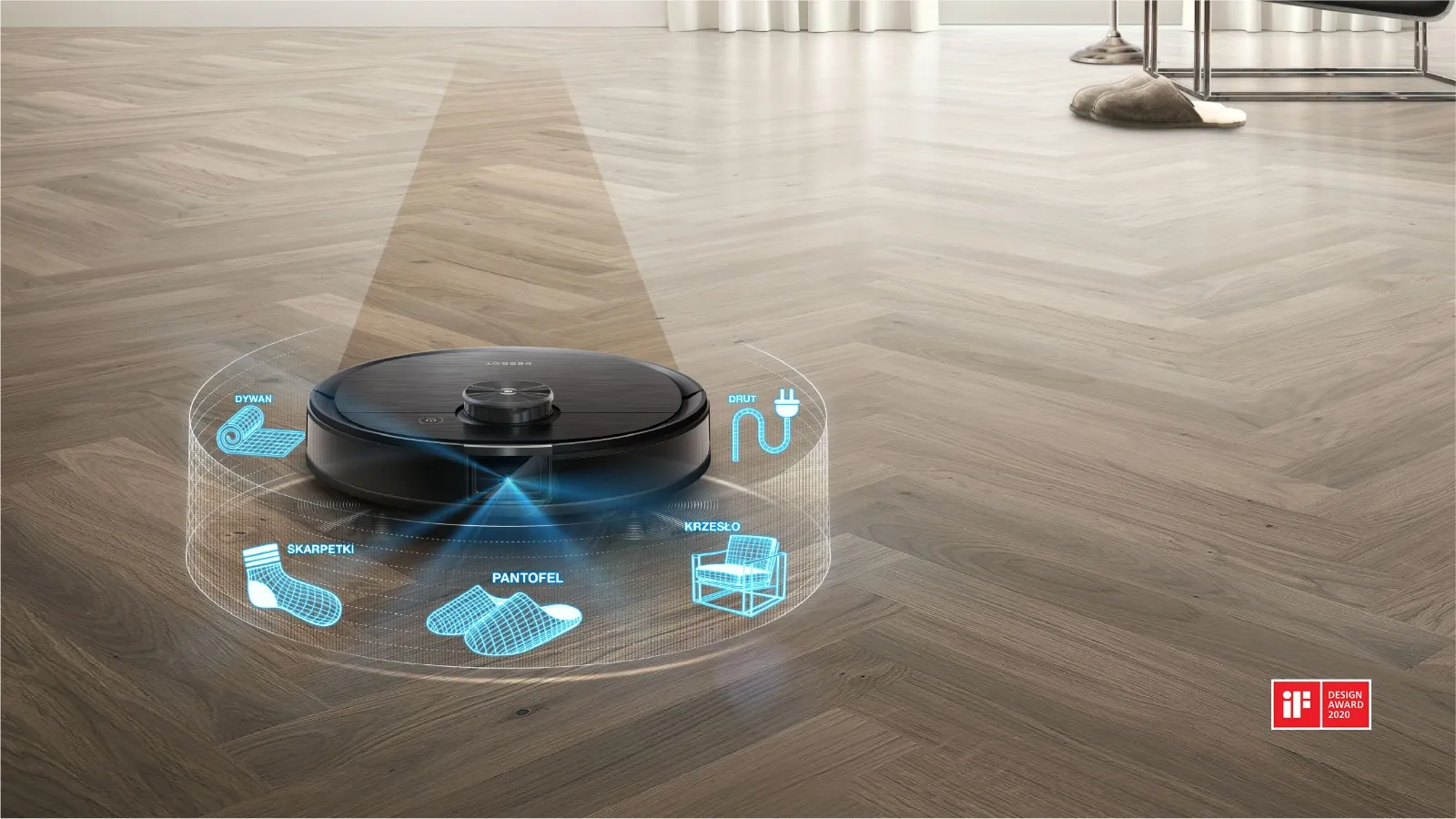 Najbardziej zaawansowany robot DEEBOT oparty na sztucznej inteligencji