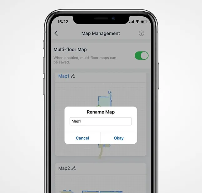 Advanced map management