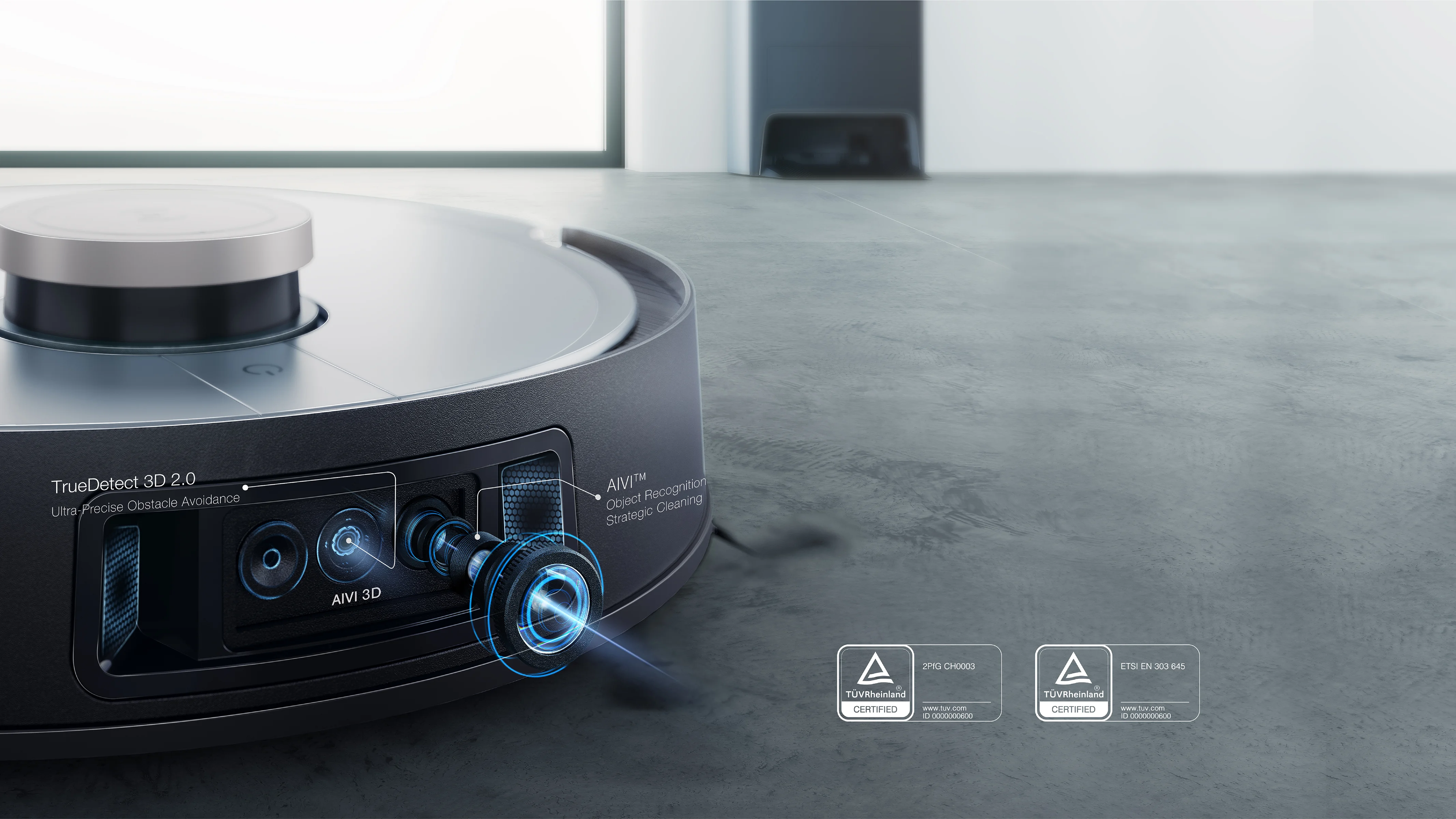 DEEBOT X1 OMNI Black - Sweeper And Mop In One Robotic Vacuum