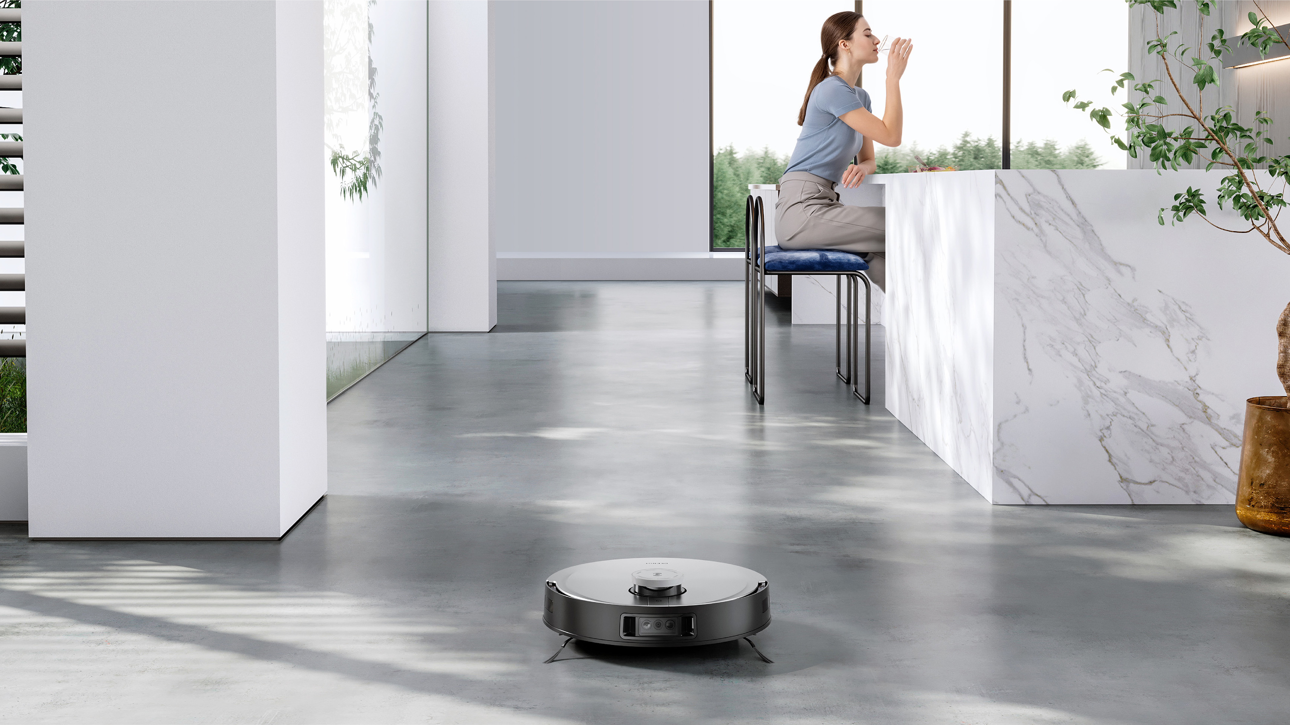 DEEBOT X1 OMNI Black | All-in-One Robot Vacuum & Mop (5000Pa, Auto