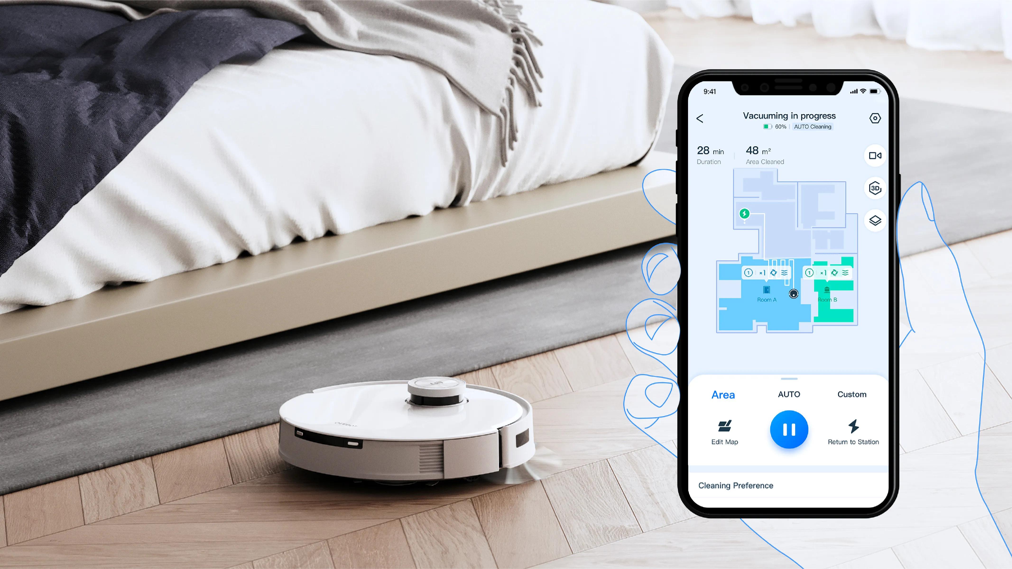 Fantastisk ECOVACS HOME App